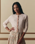 DAINTY CARDIGAN IN SOFT PETAL