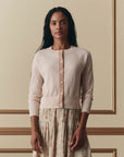 DAINTY CARDIGAN IN SOFT PETAL