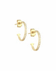 DIAMOND HOOP EARRINGS
