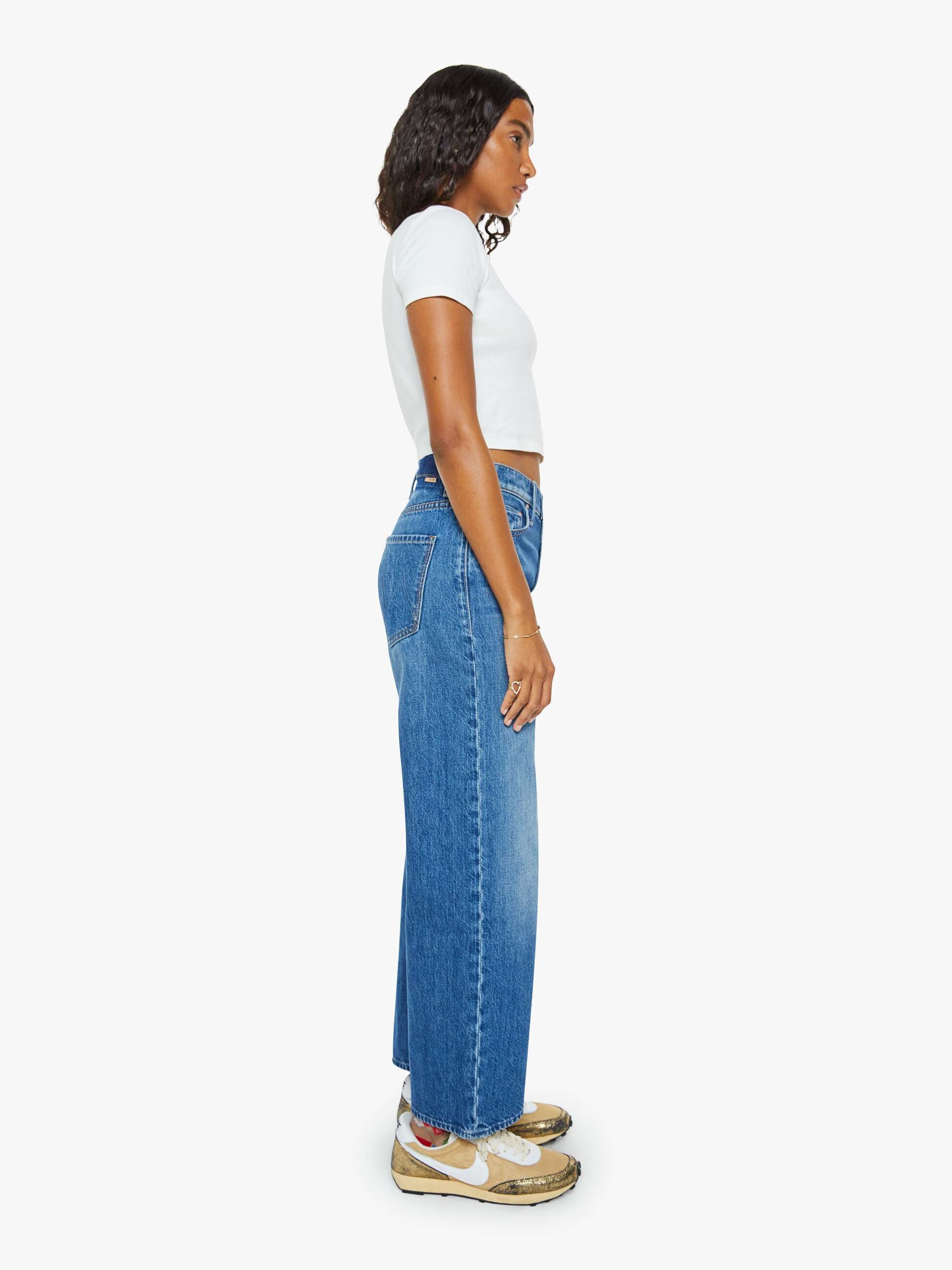 DODGER ANKLE JEANS IN GREEN THUMB