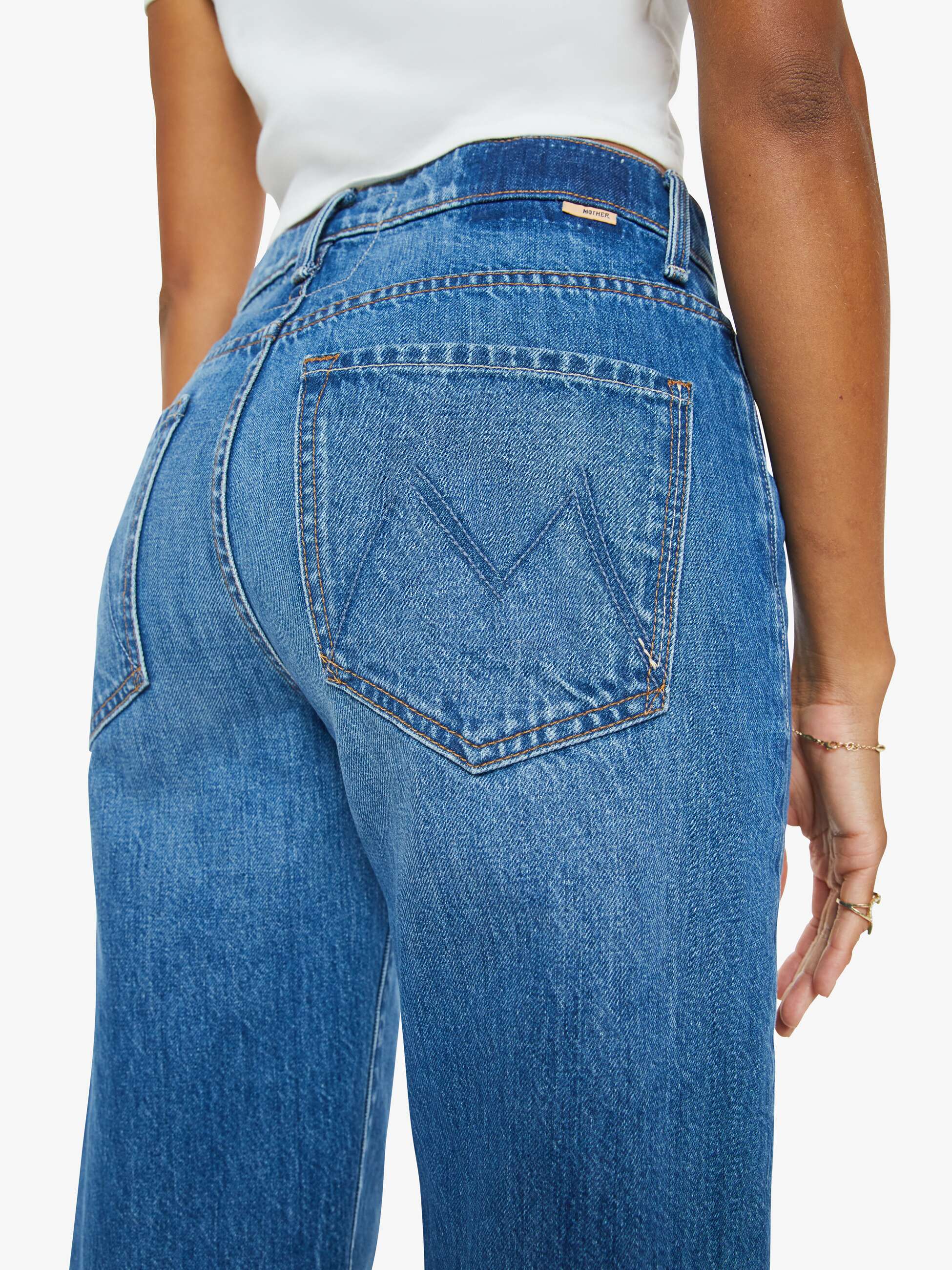 DODGER ANKLE JEANS IN GREEN THUMB