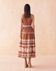 EMELINE MAXI DRESS IN CARDAMOM