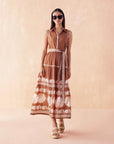 EMELINE MAXI DRESS IN CARDAMOM