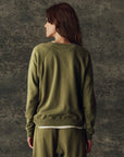 FLEECE ROOKIE SWEATSHIRT IN ARMY