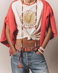 FRANKIE TEE IN YELLOW SUNRISE