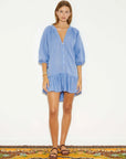 LA PONCHE DRESS IN CORNFLOWER