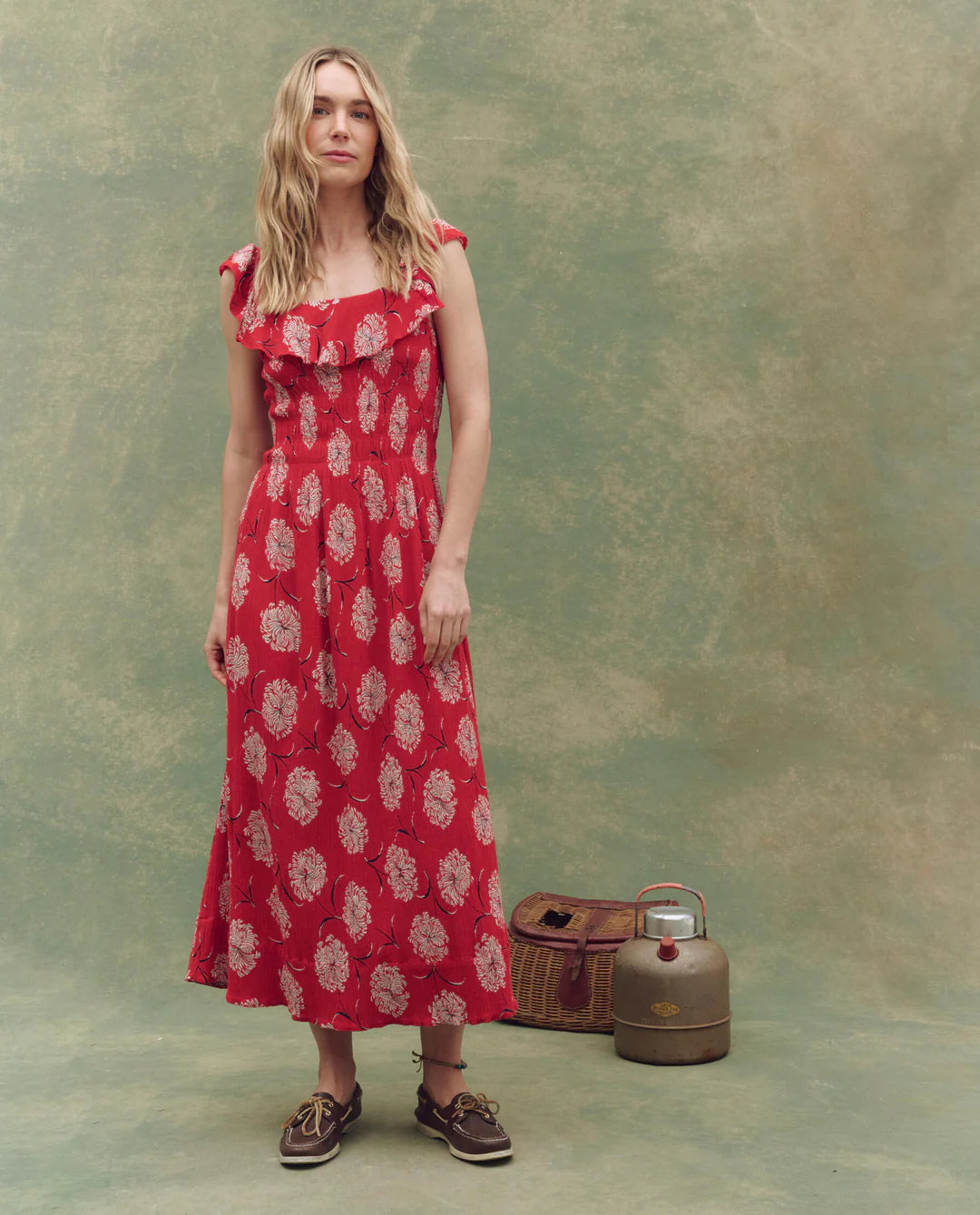 HAVANA DRESS IN RED FLORAL