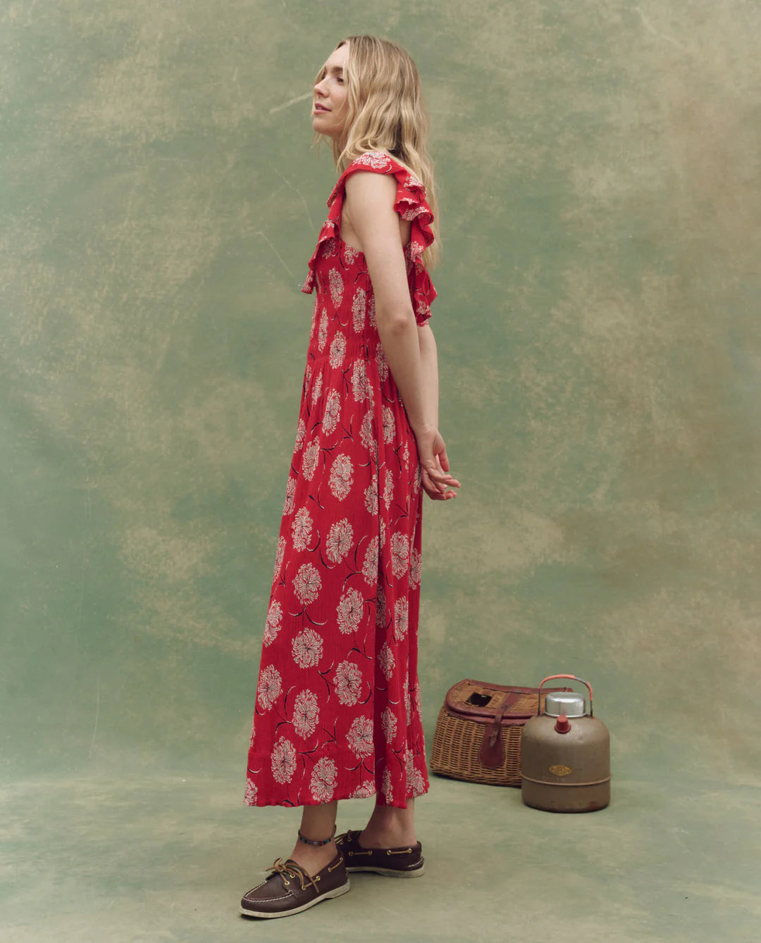 HAVANA DRESS IN RED FLORAL