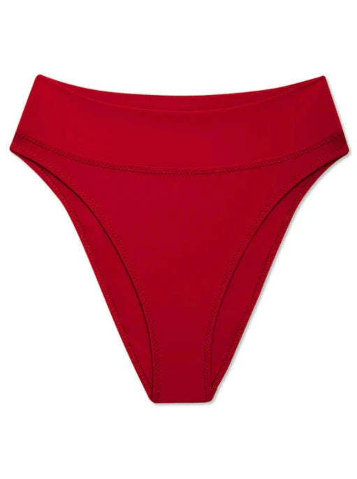 HIGH KICK BRIEF IN SCARLET
