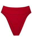HIGH KICK BRIEF IN SCARLET