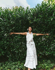 MELANIE SKIRT IN WHITE EYELET