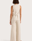 JACKIE VEST IN NATURAL
