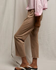 JAMAICA BEACH FLEECE PANT IN MOCHA
