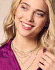 16.5" PUCE CLASSIC GIGI JUNGLE DIAMOND NECKLACE