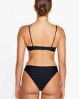 KALOKO SWIM TOP IN NOIR