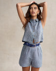 KATJA TOP IN NAVY STRIPE