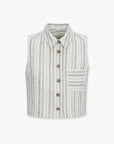 KATJA TOP IN SAGE STRIPE