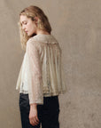 KEEPSAKE LACE COLLARED TOP