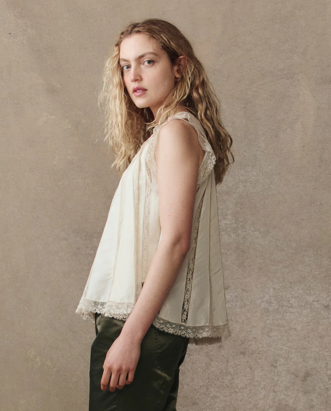 KEEPSAKE LACE SHELL TOP