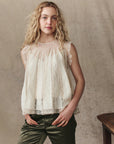 KEEPSAKE LACE SHELL TOP