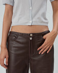 LEATHER COOL TROUSER