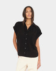 LEXI SHIRT IN BLACK EYELET