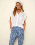LEXI SHIRT IN WHITE EYELET