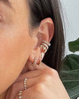 LONDON PAVÉ SPIKE EARRINGS