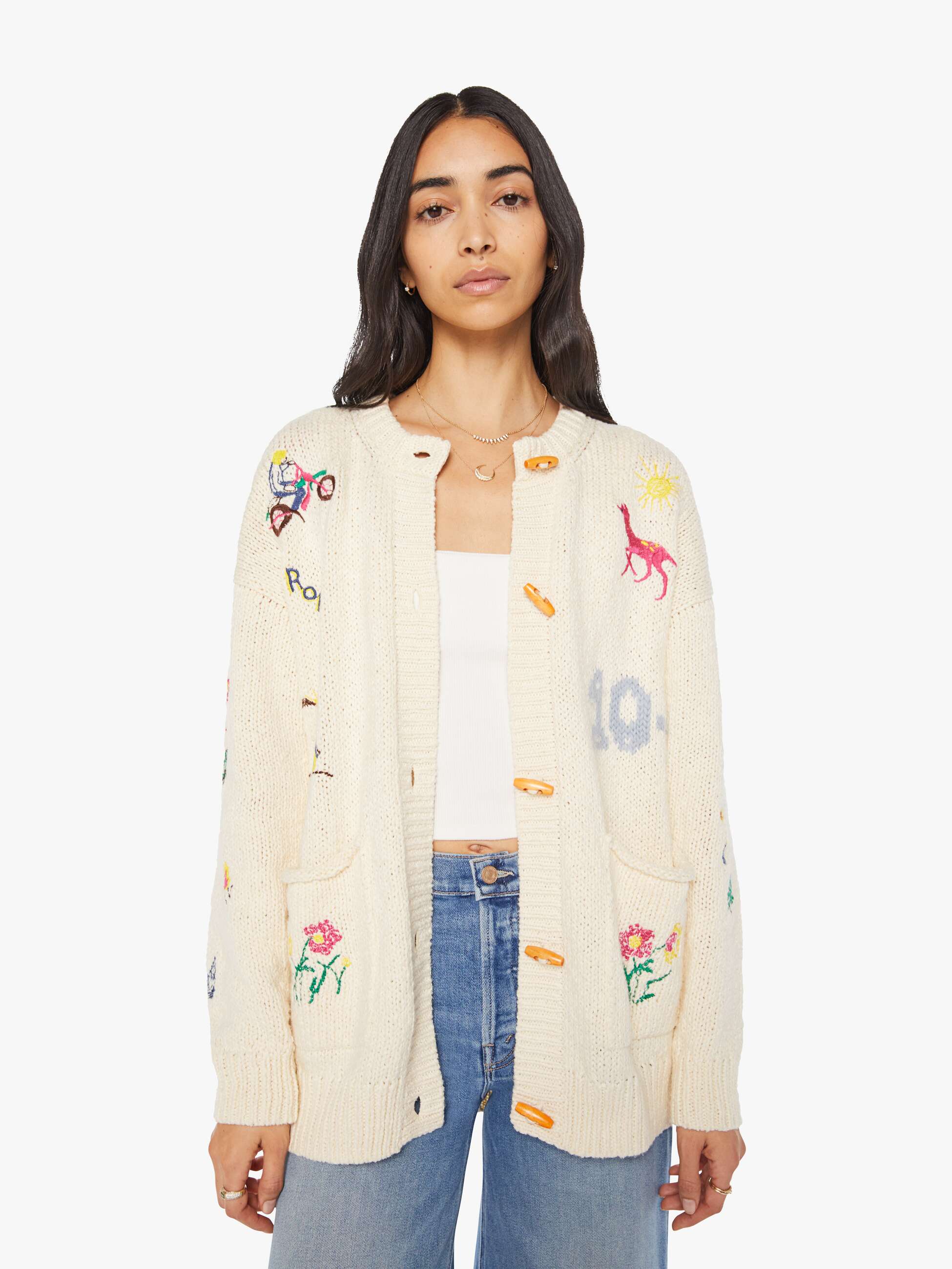 LONG DROP CARDIGAN