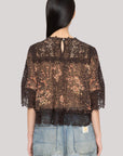 LUISA TOP IN BROWN