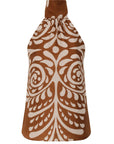 MAGDALENA BLOUSE IN BROWN ARABESQUE