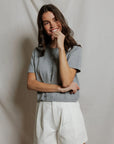 MAUDE CARDIGAN IN HEATHER GREY