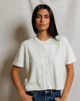 MAUDE CARDIGAN IN WHITE