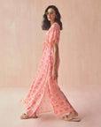 PIA CAFTAN IN LARA FLAMINGO
