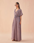 PIA CAFTAN IN HIBISCUS