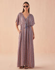 PIA CAFTAN IN HIBISCUS