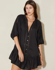 LA PONCHE DRESS IN BLACK