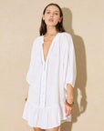 LA PONCHE DRESS IN WHITE