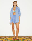 LA PONCHE SHIRT IN CORNFLOWER