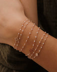 6.7" PUCE CLASSIC GIGI OPAL DIAMOND BRACELET