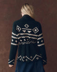 REVERSIBLE SHEPHERD CARDIGAN