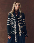 REVERSIBLE SHEPHERD CARDIGAN