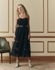 ROSETTE CROCHET DRESS