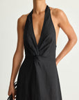 SALOME HALTER DRESS