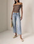 SELENA CROP JEANS