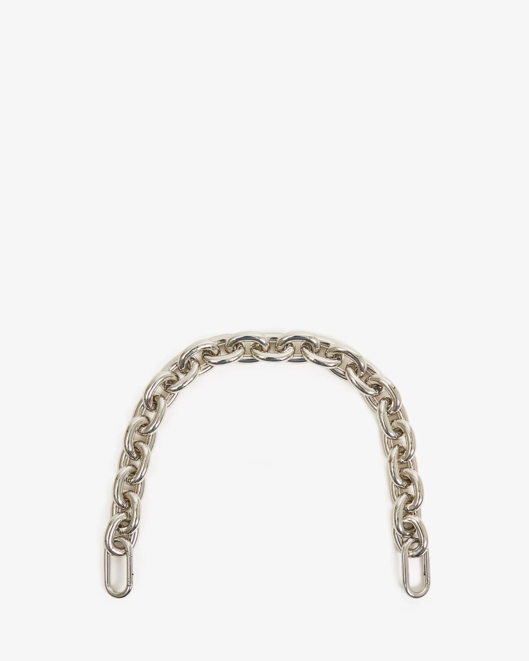 SHORTIE STRAP IN SILVER