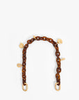 SHORTIE STRAP IN TORTOISE WITH SEA CHARMS