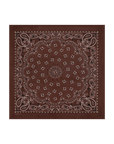 SILK BANDANA IN CHOCOLATE