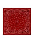 SILK BANDANA IN TRUE RED