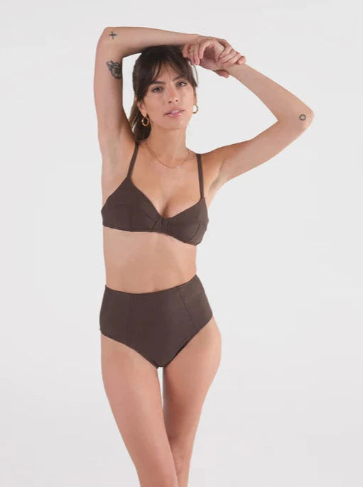 SIMONE RETRO TOP IN ARABICA